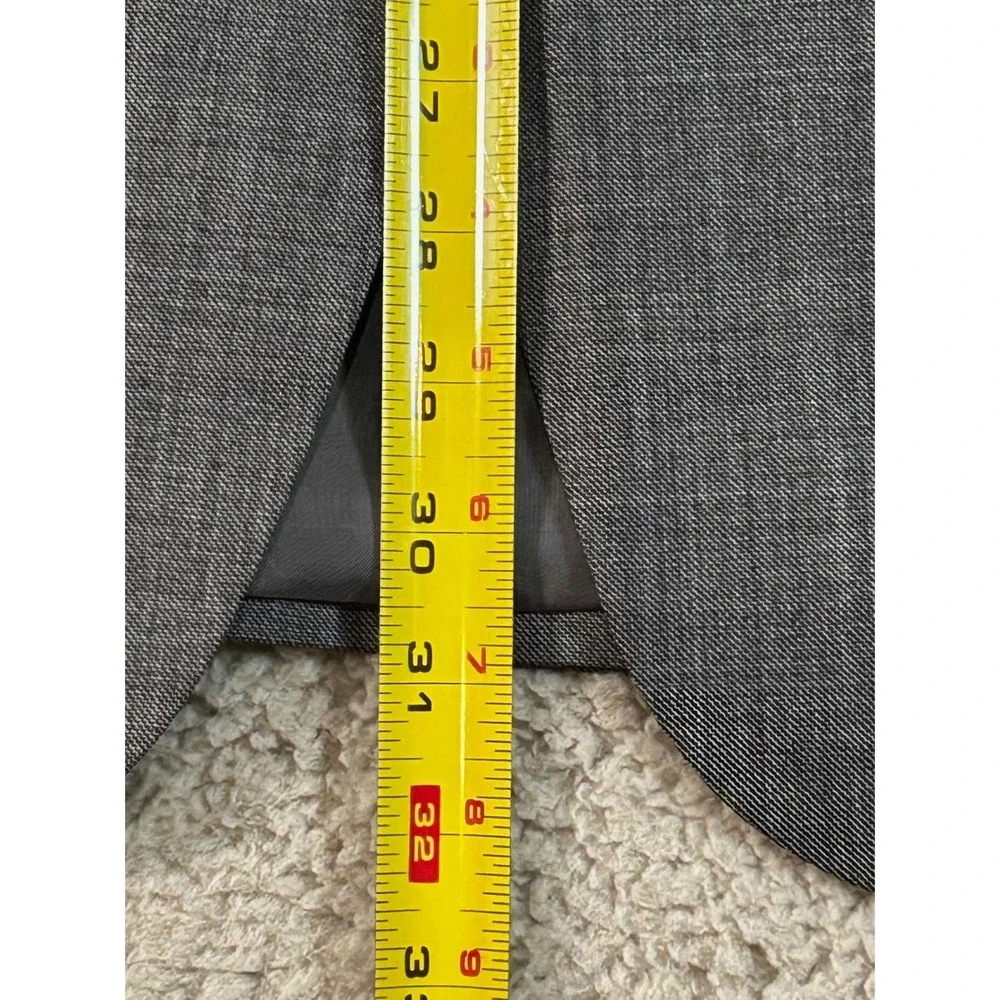 Chaps Mens 42S Gray 100% Wool Two Button Sport Coat Blazer Jacket 42 Short
